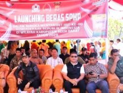 Bupati Aceh Barat Ikuti Zoom Bersama Presiden RI, Lanjutkan dengan Gerakan Pangan Murah di Seuneubok