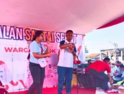 Ketum KONI Kota Depok Herry Suprianto Turut Hadir Meriahkan Jalan Santai Kelurahan Depok Jaya