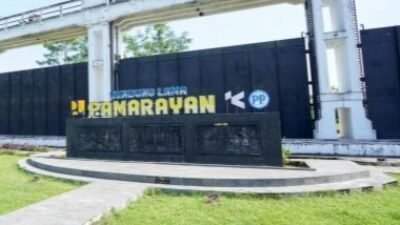 Bendung Gerak Pamarayan Baru Menyediakan Air Irigasi Dukung Ketahanan Pangan