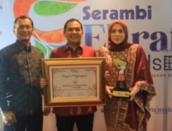 Wali Kota Lhokseumawe Raih Serambi Ekraf Awards 2025 Lewat Inovasi Sentral Bordir