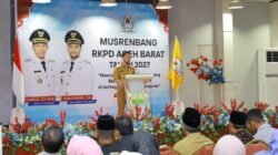 Musrenbang RKPD 2027 Aceh Barat Fokuskan Pembangunan Berkualitas dan Merata